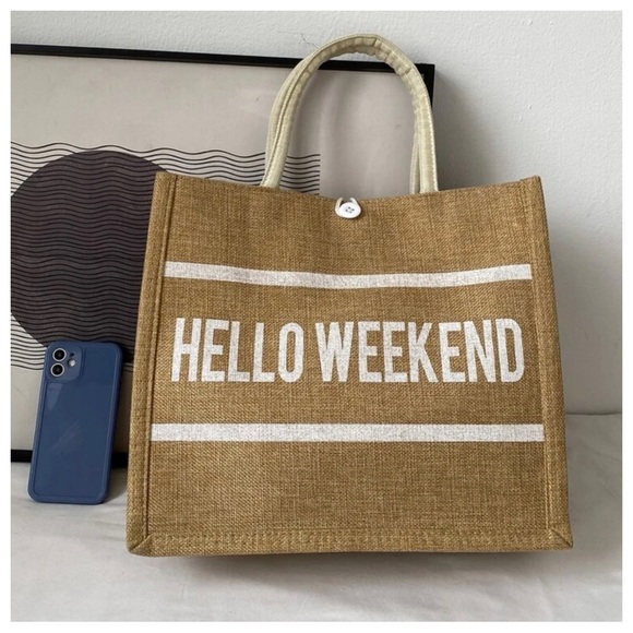 Boho Trendy Hello Weekend Bag! - Picture 2 of 5